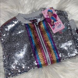 JOJO siwa NWT sequin jacket size medium 7/8